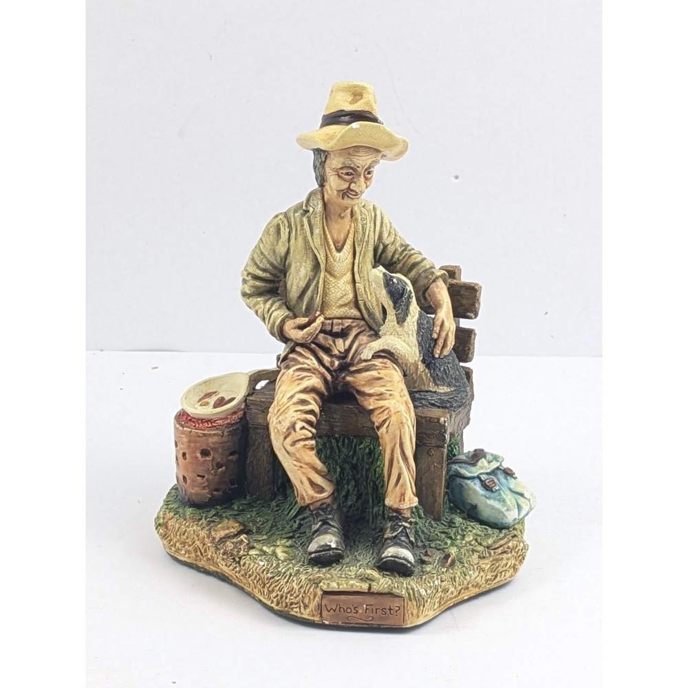 Vintage Naturecraft 1988 Who's First Figurine Statue England‎